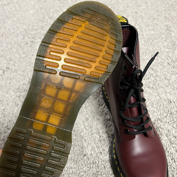 Dr. Marten’s 1460 Cherry Red Smooth Leather Boots - Picture 8 of 8